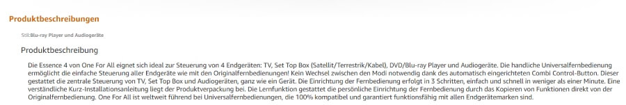 The product description should inform the customer about the item and spark their desire to purchase.
