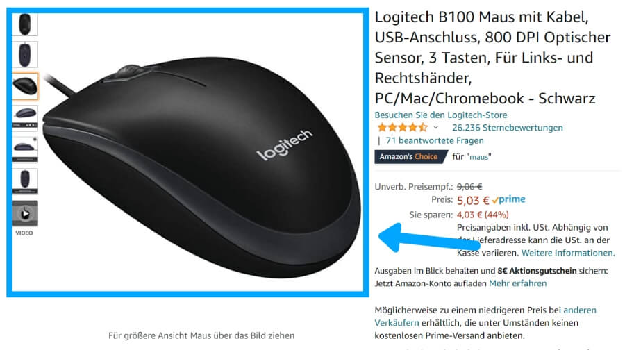 Product images are an important selling factor.