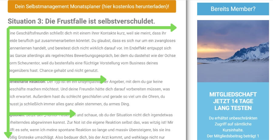 The F-Pattern is particularly relevant for continuous text.