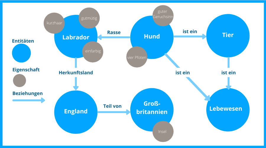 Simplified representation of the Knowledge Graph