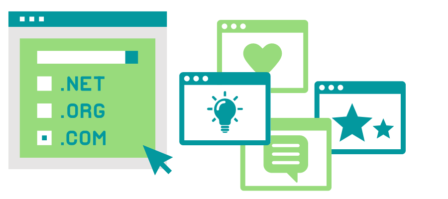 There are four ways to get new domains.